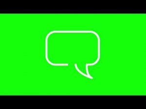 Green Screen Speech Bubble Overlay Chromakey Footage Футаж Диалоговое окно  Мысли  Хромакей