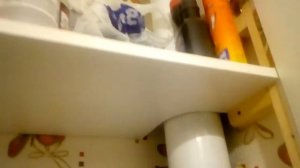 Встроенный шкафчик из ДСП в туалет своими руками.