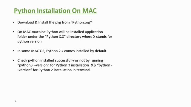 Python Full Course - Python MAC Installation - Video 8