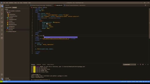 Introduction to Modstache