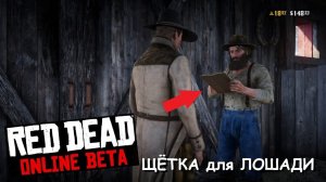 Red Dead Redemption 2 Online - Где взять щетку для лошади?