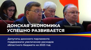 Донская экономика успешно развивается