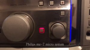 Philips mz-7 micro hifi system