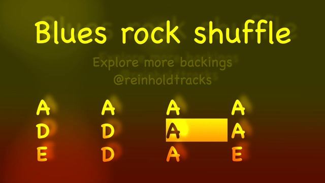 Blues Rock Shuffle, backing track, A major, 120bpm. 12 bar blues chords. Play along and have fun! смотреть онлайн