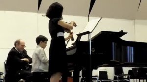 Nikki and Aram play the Dvorak Sonatina, first movement