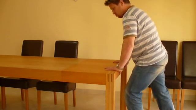 WOODMAN: Extendable dining table / Обеденный стол для 6-8 человек смотреть онлайн