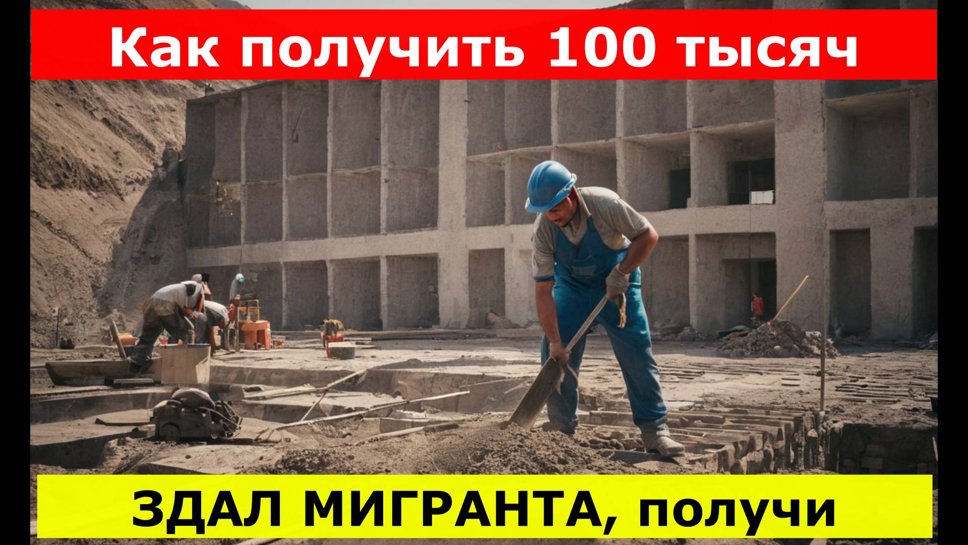 100 тысяч за мигранта, Сдал получи.