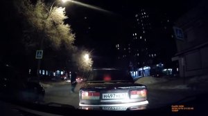 Как работает ABS на обледенелой дороге на Калине-2 при -20°. Практика.