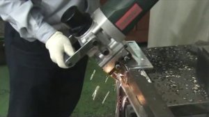 Работа фаскореза (кромкореза, фаскоснимателя) GTW-2700.