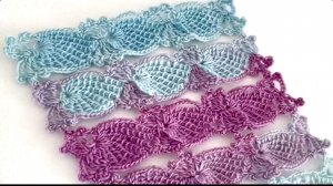 ШАРФ БЛУЗКА КАРДИГАН СВИТЕР ОДЕЯЛО Новый Вязаный Крючком мотив