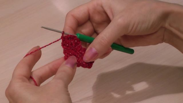 Вязаное сердечко 