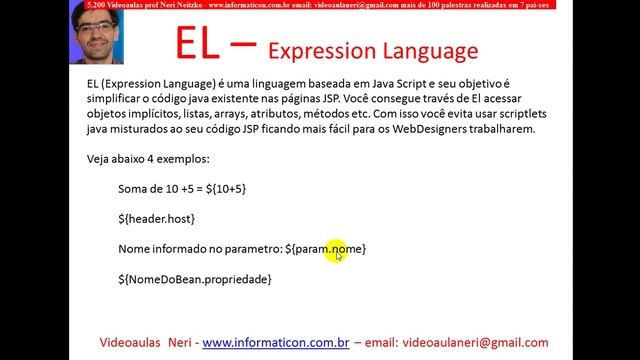 aula 5201 java para web III Introducao ao curso e EL Expression Language vantagens operadores etc смотреть онлайн