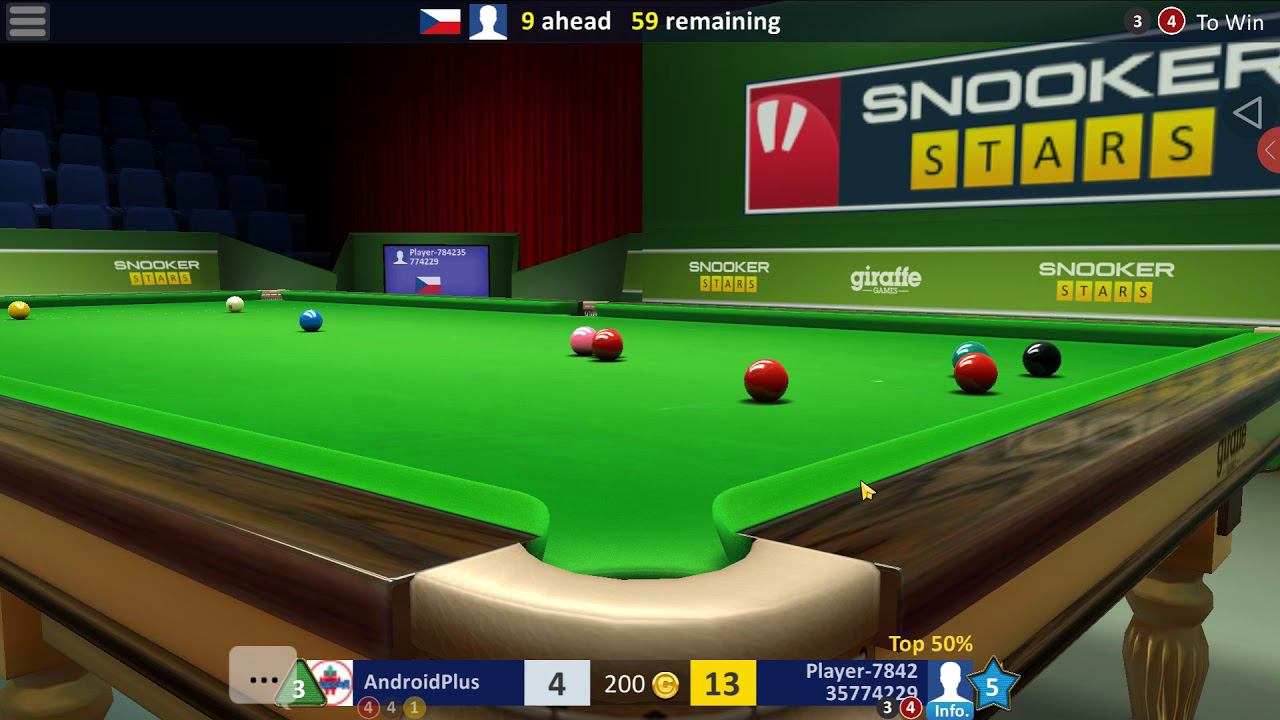 Snooker Stars - 3D Online Sports Game геймплей игры для Android🔘🔵🔴 🅰🅽🅳🆁🅾🅸🅳🅿🅻🆄🆂👹