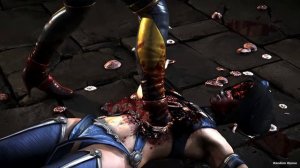 Mortal Kombat X Tanya Fatalities on Kitana Tournament Outfit (HD)