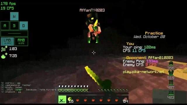 ?PvP Montage?COMBO?1.8.9?+motion blur and  shaders?minecraft №4?
