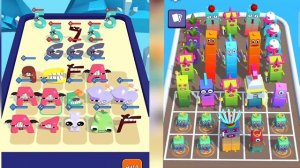 4 Cube Dance Run 3d, Alphabet and Number Battle, 123456789 ? ancfefg ⭐⭐