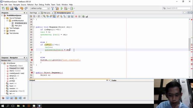 Checking Error Queue Array - Java with Netbeans IDE смотреть онлайн