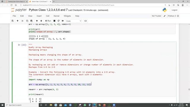 7 Python Basics Numpy Part II