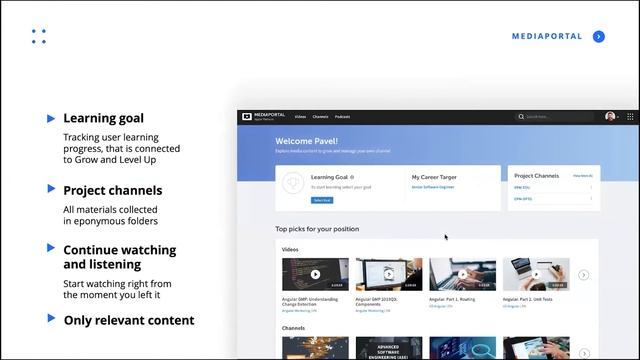 Videoportal — презентация учебного проекта в DesignSpot School, 2020