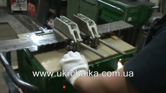 Машина для контактной стыковой сварки ленточных пил оплавлением «Чайка    130»