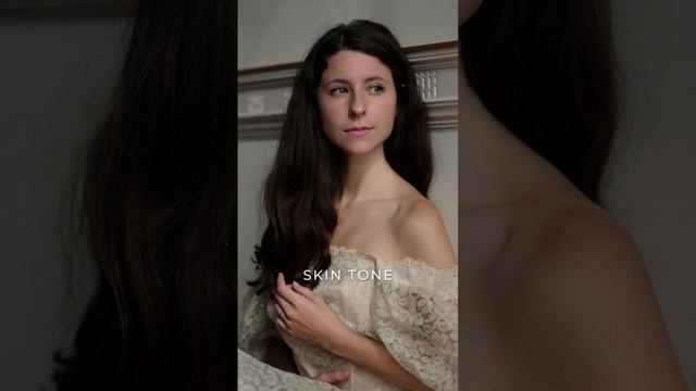 Retouching a classic-style portrait.