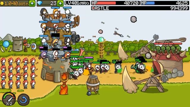 Grow Castle | #05 | ORC POLICY! Beating Orc Colonies 2000 to 5000 смотреть онлайн