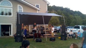 Joe's Sunroom band at Sheldon and Kara's house warming party