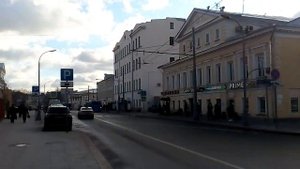 Москва 1939 Верхняя Радищевская улица, Нижняя Радищевская улица, Таганская площадь зима день