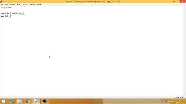 Python Programming from Scratch - 16 - Sys Module