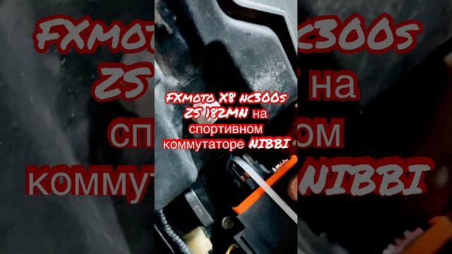 FXmoto X8 nc300s ZS182MN на спортивном коммутаторе NIBBI