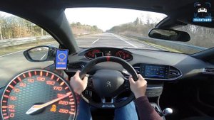 Peugeot 308 GTi 2019 | 250km/h AUTOBAHN POV TOP SPEED by AutoTopNL