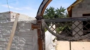 Калитка своими руками из металла. Распашные ворота. Часть 3