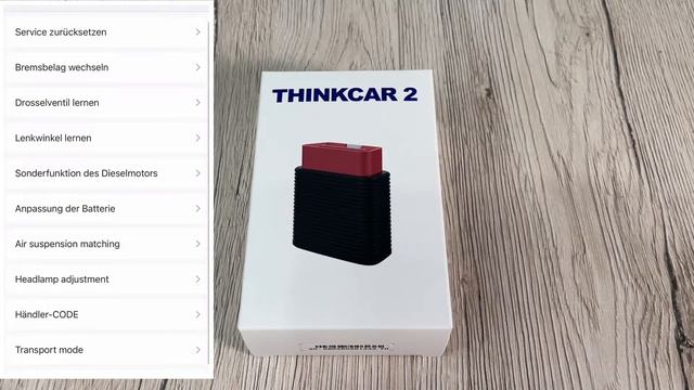 thinkcar 2 OBD2 Codeleser Bluetooth, Thinkcar2 EOBD/OBD2 Scanner Bluetooth Auto unboxing & Anleitun