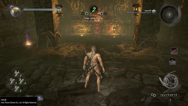 Naked samurai vs 1 millon buffs hero Strenth mode