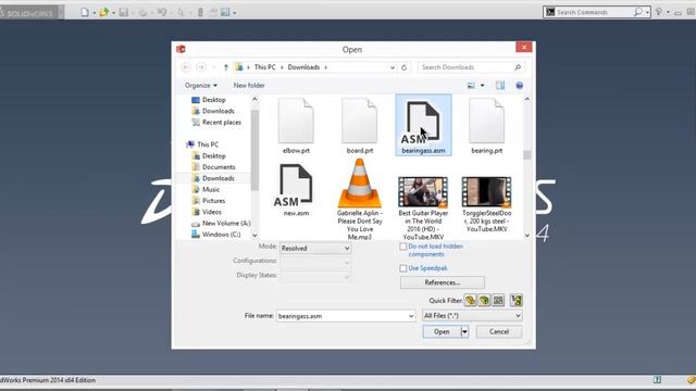 how to open pro-e , catia or any cad file in solidworks смотреть онлайн