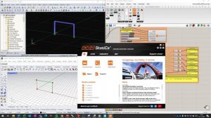 RFEM Grasshoper IDEA StatiCa