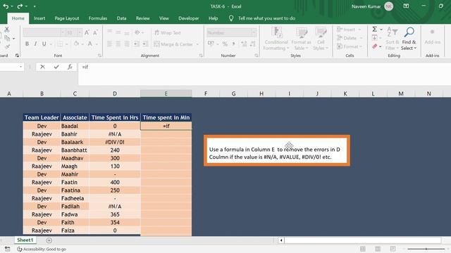 TASK 5   Excel interview questions #interview #excel #task #interviewpreparation #advancedexcel