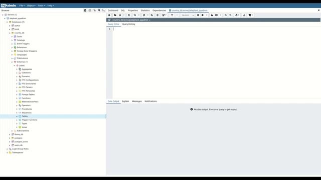 Create postgreSQL table using pgadmin4 смотреть онлайн