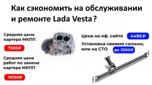 Как сэкономить на обслуживании и ремонте Lada Vesta