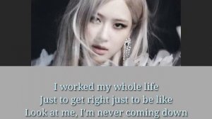 ROSÈ (BLACKPINK) - ON THE GROUND KARAOKE