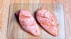 Куриная грудка с персиками