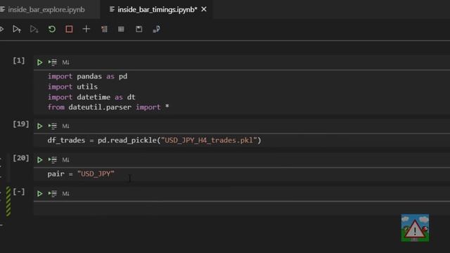 Forex bot & backtest system with Python #40 - Inside Bar Momentum - Finer price detail (1)