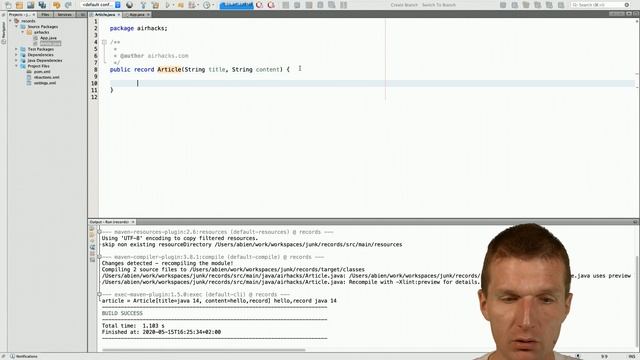 What is a Java Record? смотреть онлайн