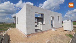 Заканчиваем стены первого этажа дома Сумароково в Щелковском районе