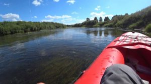 Сплавная рыбалка р.Барда 2 часть.