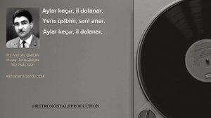 Anatollu Qəniyev - Pəncərəmə qondu çiçək (lyrics)