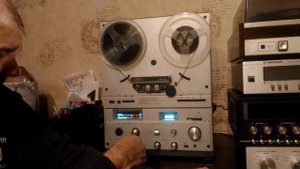 Тестирование катушечного магнитофона САНДА МК 012 С.СССР.