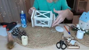 Переделка фонаря и домика ? из магазина Фикс Прайс ❤️ #видео #фикспрайс #обзор #декор