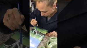 Мастер Класс по изготовлению картин из каменной крошки «Краски лета», часть 3