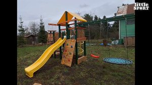 Детская площадка Пикник "Вега" Макси с рукоходом Вираж - видеоотзыв